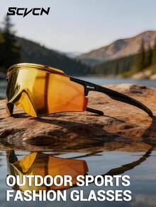 SCVCN Cycling Glasses, Suitable For Mountain Bike, Road Bike, Racing Bike, Outdoor Sports, Hiking, Camping, Unisex - Multicolor - View 12