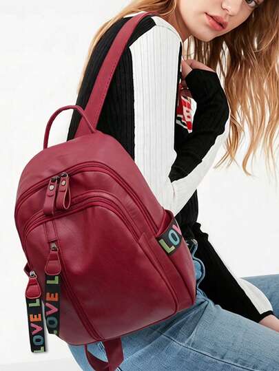 Spacious And Durable Anti-Theft Design Women's Backpack, Suitable For Daily Commute And Shopping, Great Gift For Valentine's Day Or Teenager's Birthday