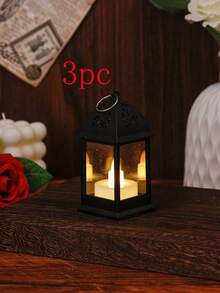3 pièces Mini Lampes Moulin à Vent Creux, Cadeau d'Anniversaire Décoration Romantique Chemin, Lampe d'Ambiance de Chevet, Convient à Plusieurs Scénarios - Multicolore - Voir 14