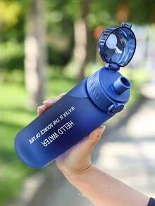 1pc 780ml Outdoor Portable Sports Water Bottle - Multicolor - View 7