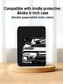 1 件装黑白赛车设计 Kindle 保护套，全方位保护，防摔防尘，采用柔软 TPU 材质，边角气垫防震，适用于 Kindle Paperwhite 第 11 代（2021 年款）、Kindle（第 11 代）（2022 年款）、Kindle（第 11 代至 2024 年款）（6 英寸），完美贴合，保护您的阅读设备。 - 彩色 - 查看 1
