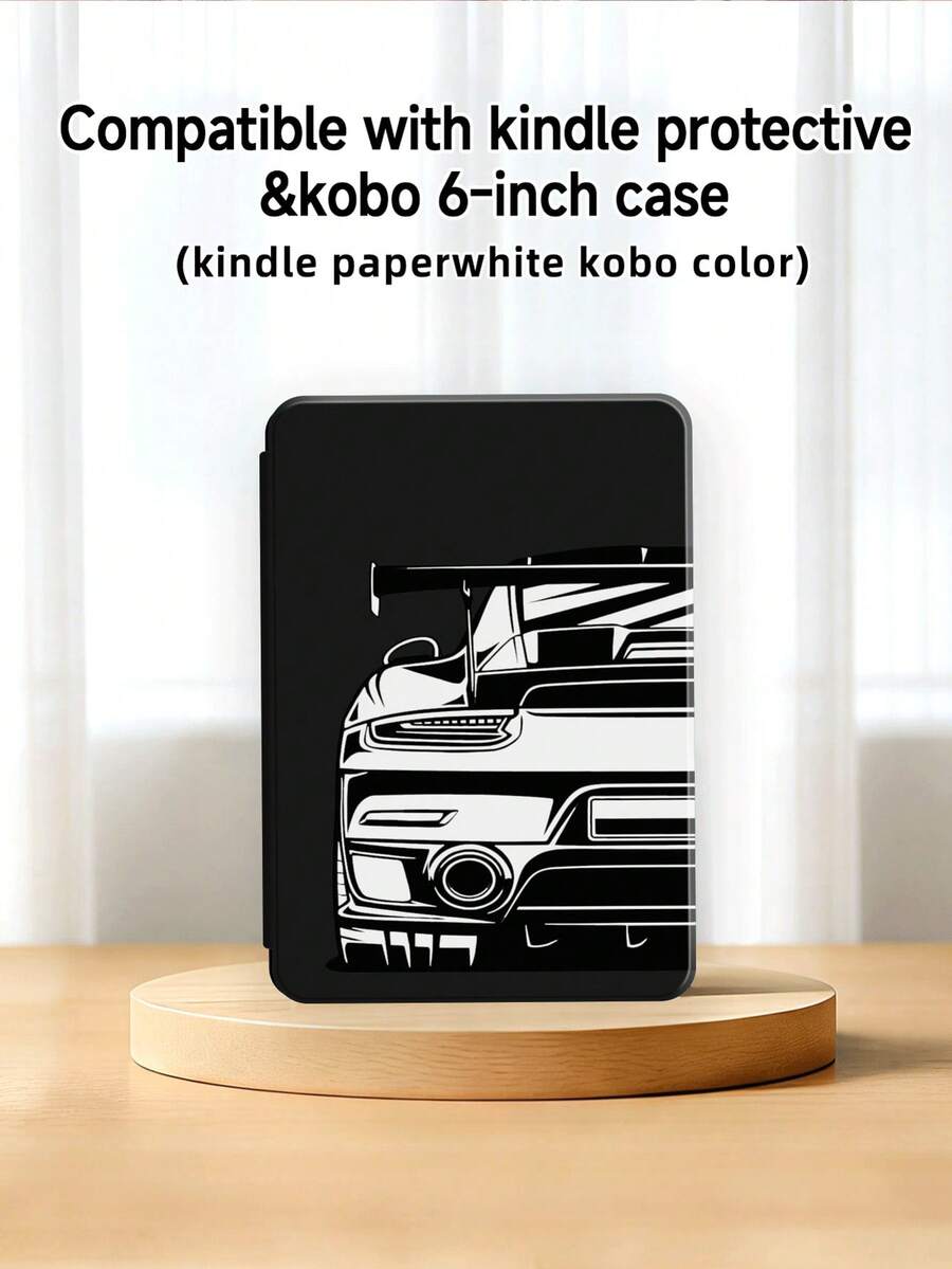 1 件装黑白赛车设计 Kindle 保护套,全方位保护,防摔防尘,采用柔软 TPU 材质,边角气垫防震,适用于 Kindle Paperwhite 第 11 代(2021 年款)、Kindle(第 11 代)(2022 年款)、Kindle(第 11 代至 2024 年款)(6 英寸),完美贴合,保护您的阅读设备。 - 彩色 - 查看 1