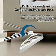 Magic Broom, Silicone Floor And Carpet Cleaner, Plastic Handle For Stains And Spills, Home Cleaning Tool & Pet Hair Remover, Magic Broom Sweeper, Silicone Broom, Rubber Broom, Floor Squeegee, Window Squeegee, Bathroom Cleaner, Kitchen Cleaner, Hardwood Floor, Tile Floor, Laminate Floor, Non Stick Hair, Wet Dry Use, Easy Clean, Reusable, Durable, Lightweight, Ergonomic Handle, Non Scratch, Multi Surface, Multi Purpose, Household Cleaning, Pet Supplies, Daily Cleaning, Office Cleaning, Car Cleaning, Dustpan Compatible, Easy Use, Compact Storage, Long Handle, Flexible Bristles, Stain Remover, Spill Cleaner, Pet Mess Cleaner, Cat Hair, Dog Hair, Fur Remover, Lint Remover, Floor Scrubber - Xám - Xem 6