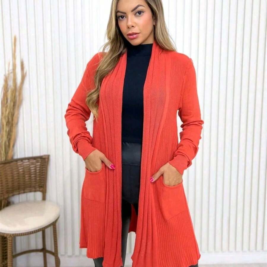 Women Coats - Naranja - Ver 1