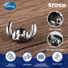 Monogram 1枚迪士尼史迪奇官方授权收藏徽章 男女通用胸针 新奇饰品 防锈金属胸针 锌合金珐琅徽章 动漫背包徽章 夹克翻领徽章 收藏周边 - 彩色 - 查看 3