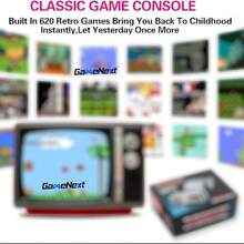 Classic Mini Retro Game Console Built In Classic Video Games,AV Output Handheld Game System With Dual Wired Controllers,Plug And Play. - Màu Xám nhạt - Xem 5