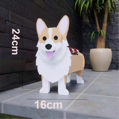 Giá đỡ thú cưng để bàn, chậu trồng cây cho thú cưng, tượng chó, cây trồng trong chậu, đồ trang trí nhà cửa, đồ trang trí sân vườn, lựa chọn quà tặng tốt nhất.