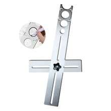 Multi-Function Universal Drilling Tool Hole-Cutting Positioner For Marble And Glass Tile Drill Guide - Silver - View 6