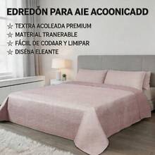 Two-Tone Air Conditioning Duvet And Pillowcase Set, Includes 1 Duvet And 1/2 Pillowcases, Made With A Soft And Comfortable Filling Process, Breathable Design To Keep Cool And Comfortable, Easily Integrates Into Any Bedroom Decor - 淺粉紅深粉 - 查看 8