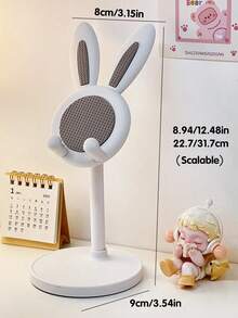Soporte de teléfono de escritorio con forma de conejito lindo, ajustable en altura, adecuado para estudiantes, uso en el escritorio, personas perezosas en casa, selfies y transmisión en vivo. - Multicolor - Ver 6