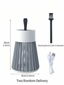 1件裝電蚊殺蟲燈，室內/戶外 USB 供電 5V-1A 插電式蚊子驅趕燈，便攜式家用捕蚊燈，光觸媒電蚊殺蟲器，不可充電，適用於客廳、臥室、暗環境露營 - 滅蚊燈 - 查看 10