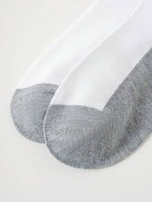 20 đôi tất sọc casual unisex, phong cách đường phố đen trắng, thời trang tối giản, thoáng khí, cao đến giữa bắp chân, phù hợp cho các cặp đôi. - Nhiều màu - Xem 5