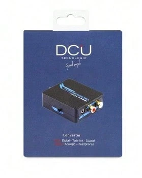 Convertidor Audio Digital Toslink Coaxial A Audio Analogico