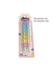 2pcs/Set Colorful Cartoon Cat Claw Detachable Pencils, Suitable For Students Gift, For Writing & Drawing, Back To School - Sets - View 5