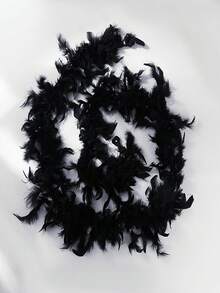 Carnival Feather Boa, Halloween Decorative Feather Scarf, Christmas Tree Ornament Feather Accessory - Multicolor - View 15