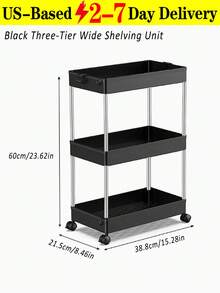 Sleek Rolling Storage Cart With Smooth Wheels For Tiny Corners Slim Storage Cart Organizer For Renters Sturdy Rolling Utility Cart To Use In Narrow Bathroom Mobile Shelving Unit Organziers Storage Kitchen Essentials Storage Room Deocr Bathroom Accesssories Shelves Kitchen Storage Bathroom Storage - Nhiều màu - Xem 15