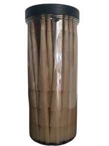 25/50/100/200 Pcs, Natural Pre-Rolled Cone, Extra Large Cigarette Rolling Papers 109mm, Includes Filters And Packaging Tubes, Slow Burning, Household Tool, Holiday Gift, Birthday Gift, Gift For Friends - Beige - View 6