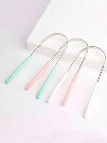 Bộ 3 dụng cụ cạo lưỡi hình chữ U dành cho người lớn, dụng cụ chăm sóc răng miệng trị hôi miệng, quà tặng vệ sinh cá nhân khi đi du lịch và tại nhà. - Nhiều màu - Xem 8