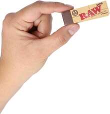 RAW Original Roll-Up Tips 6 Pack_50 Tips Per Pack + RAW Black King Size Rolling Papers 6 Pack - White - View 5
