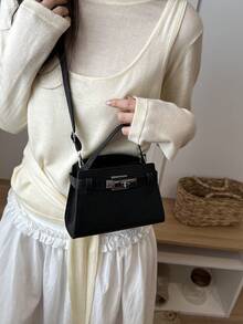Fashionable Handbag For Women, New Arrival Shoulder Crossbody Bag, Niche Commuter Bag, Versatile Stylish - Black - View 4