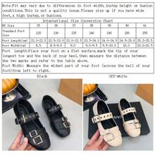 Teens' British Style Double Buckle Shoes, Round Toe Mary Jane Shoes, Retro School Uniform Shoes, All Season - Beige - View 8