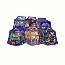 50 Bolsas de Mylar Holográficas con de Lata de Jugo, Brillantes y Reutilizables, para Dulces, Snacks, Gomitas, Recuerdos de, 3.5g - 50 unidades de color aleatorio - Ver 5