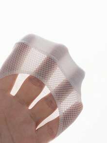 5双装冰丝船袜，女士薄款浅口隐形硅胶防滑棉底夏季船袜 - 彩色 - 查看 4