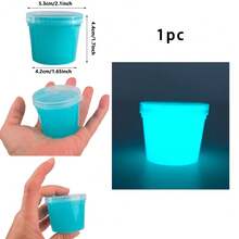 Kit de slime que brilla en la oscuridad de 67g - Masilla relajante súper suave y no pegajosa, apta para niños - Multicolor - Ver 8