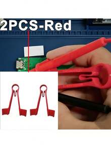 2个万用表探针夹持器测试仪探针夹紧工具电气测试电源维护配件DIY必备 - 查看 2