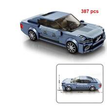 Coche técnico ciudad velocidad coche de carreras bloques de construcción coche deportivo garaje Carro Rennau Voiture MOC vehículo creativo juguetes - 714022 sin caja - Ver 21
