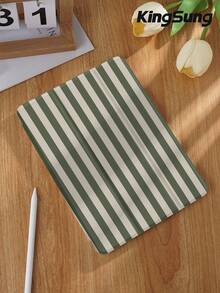 Ốp bảo vệ máy tính bảng họa tiết đường kẻ đơn giản, tương thích với iPad 9.7/10.2/10.5/10.9/12.9/Pro 11, thế hệ thứ 10, Air 8 (M4) 2026 (11 inch), Air 8 (M4) 2026 (13 inch), tương thích với Samsung Galaxy Tab S6 Lite 10.4 inch, tương thích với Kindle Paperwhite thế hệ thứ 12 2024, Kindle thế hệ thứ 11 2022, Clara Colour, bảo vệ chống rơi mềm mại, chân đế thông minh/tự động bật/tắt màn hình. - Nhiều màu - Xem 3