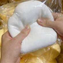 1pc 2026 Bestselling Jumbo Fluffy Cheese Ball Squishy Toy, Slow Rebound Stress Relief, - Holiday - Interesting - Birthday - 黃色 - 查看 10