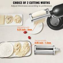 3 Pcs Pasta Attachment Maker For  Stand Mixer Pasta Roller Cutter Set - View 4