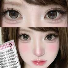 Mi giả tự dính MIXIAOHE 64 sợi, chất liệu trong suốt, tạo hiệu ứng nâng mi, độ dài tự nhiên 10-13mm. - Xem 3