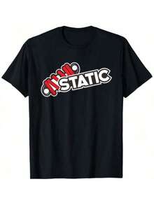 LOWERED JDM DRIFT STANCE FUNNY GUY IMPORT T-Shirt - 黑色 - 查看 1