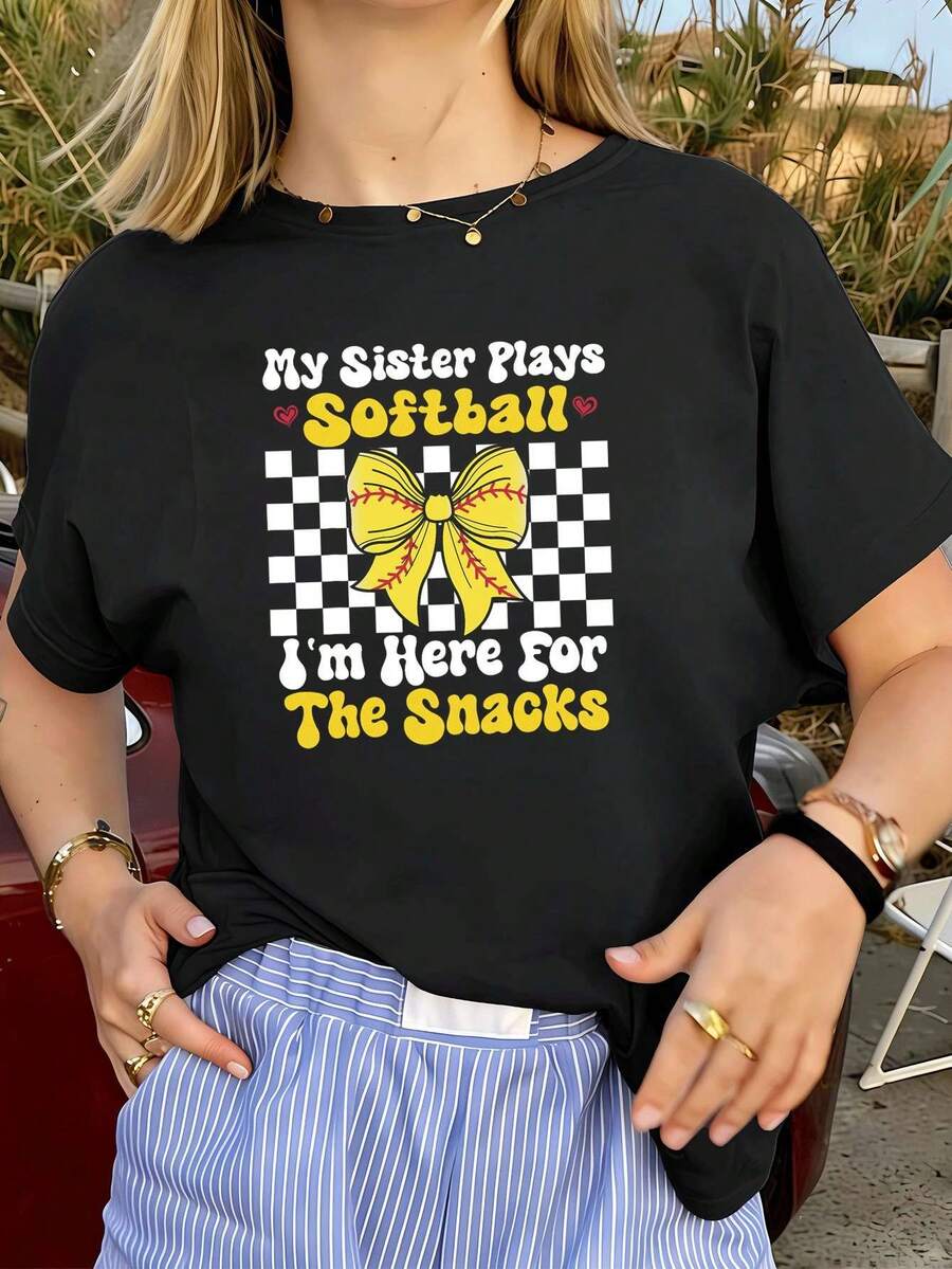Women T-Shirts - Black - View 1