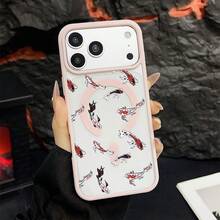 マグネット式黄ばみ防止 | 高級感あふれる2in1アクリルマグネット式スマホケース！スタイリッシュで手触りも良く、実用的な保護機能とマグネット式・耐衝撃設計を融合させた、高級感あふれるケースです。 錦鯉柄ケース  11  17e 手机壳  17e 手机壳 家族、恋人、友人、そして子供たちへのプレゼントに最適です。  16 Plus/16e/12 Pro/17/13/14 Pro/17e/11 Pro/12/14/15 Pro/16 Pro/17 Pro Max/12 Pro Max/14 Plus/16 Pro Max/13 Pro Max/ 13 pro/15 Plus/Apple  Air/16/15/11 Pro Max/17 Pro/15 Pro Max/14 Pro Max - ピンク - チェックする 30