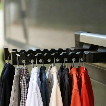Accesorio de mueble de caravana, tendedero de ropa para exteriores, hecho de PVC, fácil instalación, adecuado para campistas