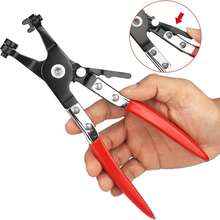 Automotive Hose Clamp, Multi-Function Hose Clamp Installation & Removal Tool, Round Flat Buckle Style Oil/Water Pipe, Radiator Binding & Disassembly Clamp, Automotive Repair Dedicated Rotary Clamp Tool - A - View 9