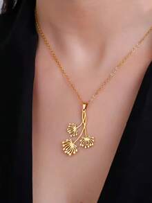 Dây chuyền hoa bồ công anh bằng thép không gỉ, trang sức thời trang dành cho phù dâu. - Bộ sưu tập Dandelion - Xem 8