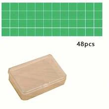 48 miếng dán tranh đính đá 5D, đất sét thêu, tranh chữ thập, bột khoan, hộp đựng đồ thủ công DIY, bút khoan điểm, dụng cụ làm móng nghệ thuật - Nhiều màu - Xem 10