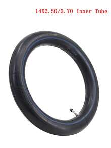 Ruột săm xe đạp 14x2.50/82.70, ruột săm xe đạp 14 inch có van Schrader dùng cho xe điện và xe đạp mini. - 14x2.50/2.70 - Xem 1