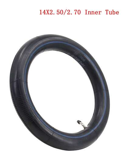Ruột săm xe đạp 14x2.50/82.70, ruột săm xe đạp 14 inch có van Schrader dùng cho xe điện và xe đạp mini.