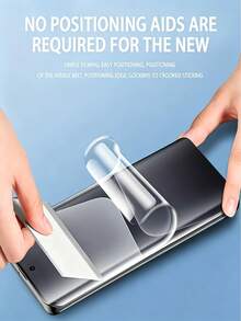 Android Phone Film Phone Screen Protector 2pcs Ultra Soft Non-Damaging Screen Protector, Rounded Edges, High-Grade Hydrogel Film, Physical Structure Enhances Scratch & Abrasion Resistance, Daily Use Friction & Impact Won't Easily Damage Film. High-Clarity High-Transparency Optical Base Material, Excellent Light Transmittance, Clear & Distortion-Free Screen Display, Smooth & Comfortable Touch Feel, Fast & Precise Touch Response. - Clear - View 5