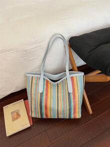 Large Capacity Handbag For Women, New Arrival Fashion Versatile Commuter Shoulder Tote Bag - Multicolor - View 6