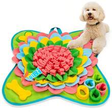1 件装互动式犬猫嗅闻垫 - 耐用慢食训练垫，可缓解压力并刺激智力 - 完美的益智玩具 - 彩色 - 查看 22