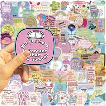 50pcs Inspirational Phrases Stickers - 1 Set 50pcs - View 4