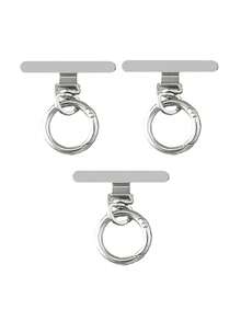 1pc Ultra-Thin Rotatable Metal Clip, Stainless Steel Connector, Phone Holder Ring, Can Connect Phone Lanyard And Pendant, Suitable For Various Smartphones, Durable - Multicolor - View 13