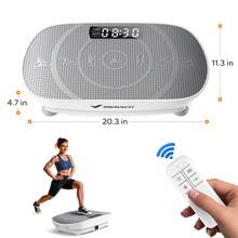 MERACH CV30 Pro Vibration Plate Exercise Machine, Whole Body Workout Equipment For Women, Bluetooth And Silicone Pedal, Vibration Plate With Auto Mode, Vibrate Fitness Platform For Home - 美規A型插(110-127V) - 查看 11
