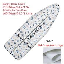1Pc Durable Ironing Board Cloth Universal Thickened Ironing Board Cover Pad Resistant Scorch Heavy Heat Resistant Printed Padded - A - View 19